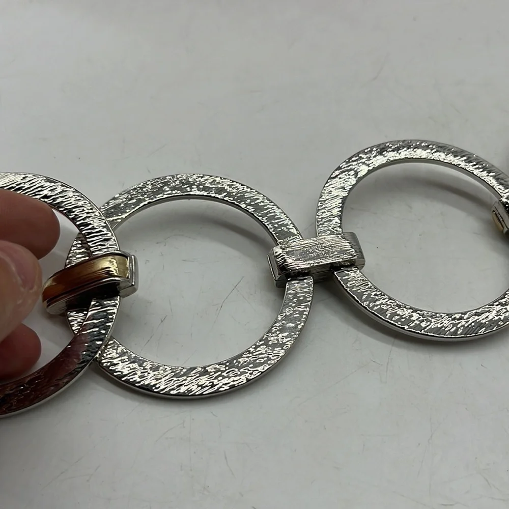 Chico’s NWT Avondale Circle Metal Belt size S/M